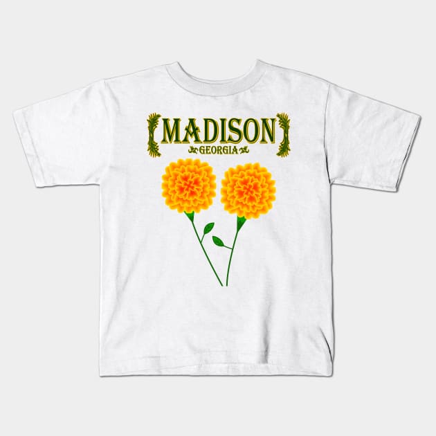 Madison Georgia Kids T-Shirt by MoMido